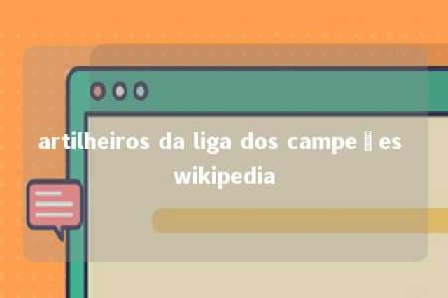 artilheiros da liga dos campeões wikipedia 